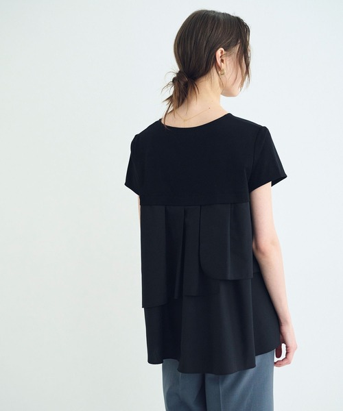 N.O.R.C（ノーク）の「タイプライターバックシャントップス【クールスムース】（Tシャツ/カットソー・レディース・ブラック/オフホワイト・フリー）」の15枚目の写真