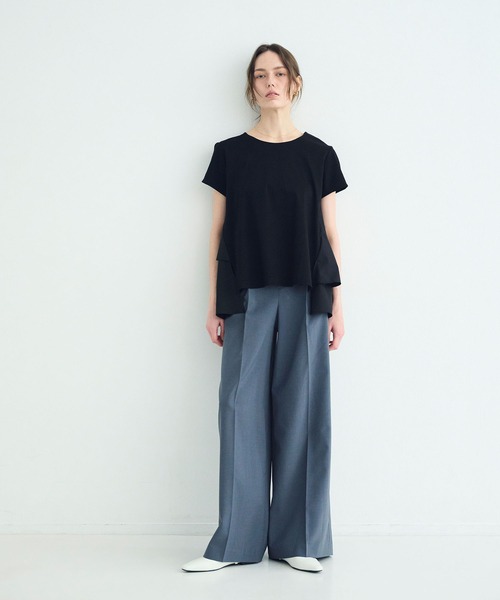 N.O.R.C（ノーク）の「タイプライターバックシャントップス【クールスムース】（Tシャツ/カットソー・レディース・ブラック/オフホワイト・フリー）」の17枚目の写真