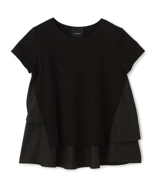 N.O.R.C（ノーク）の「タイプライターバックシャントップス【クールスムース】（Tシャツ/カットソー・レディース・ブラック/オフホワイト・フリー）」の18枚目の写真
