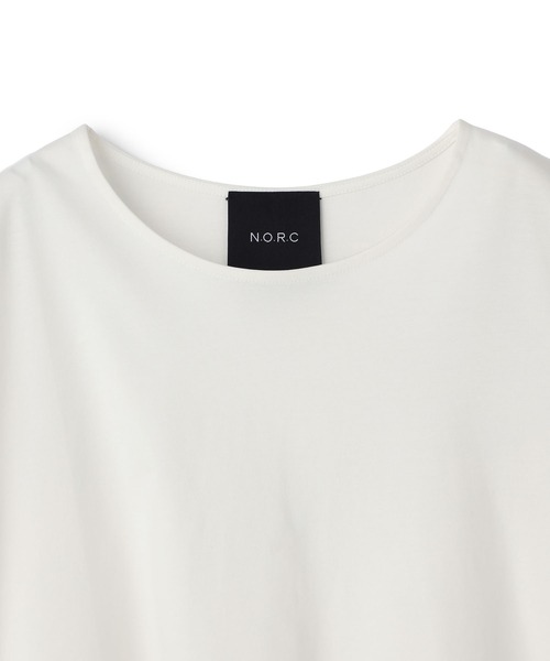 N.O.R.C（ノーク）の「タイプライターバックシャントップス【クールスムース】（Tシャツ/カットソー・レディース・ブラック/オフホワイト・フリー）」の21枚目の写真