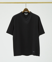 DESIGNWORKS（デザインワークス）の「【シルケット加工】レイヤード Vネック Tシャツ（Tシャツ/カットソー）」
