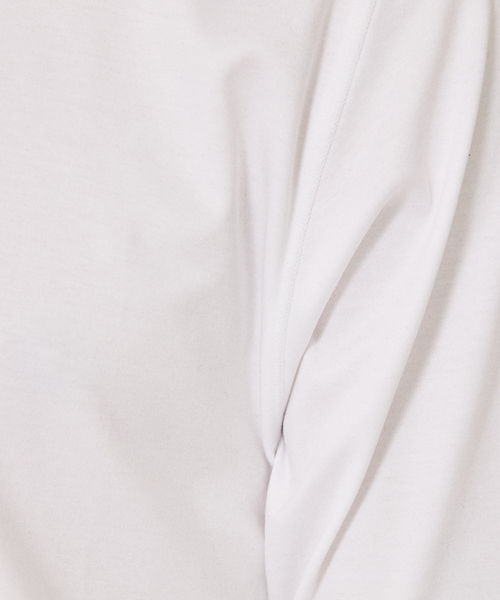 DESIGNWORKS(デザインワークス)の「【シルケット加工】レイヤード Vネック Tシャツ(Tシャツ/カットソー・メンズ・ホワイト/ブラック・46/48/50)」の9枚目の写真