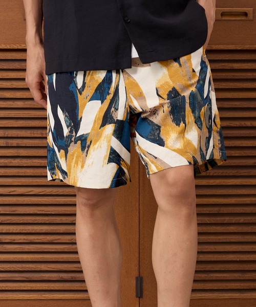 coca(coca)(コカ)の「\撥水・再入荷!!/ ワッシャーナイロンアブストラクト柄ショートパンツ(その他パンツ・メンズ・A/B/C・M/L/XL)」の2枚目の写真