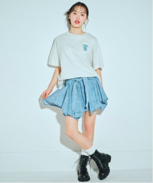 オブリ　ポップコーンTシャツ ポップコーンTシャツ/ホワイト | TOPS | OBLI