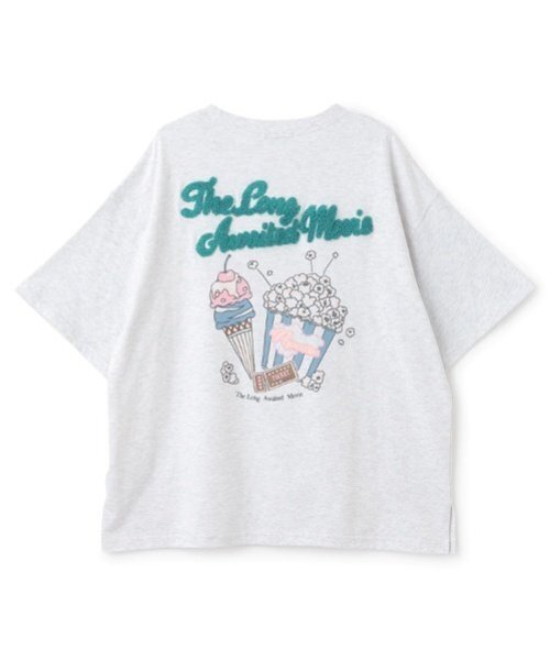 ポップコーンプリントシャツ ポップコーン プリントTシャツ / popcorn tee (レディース 服