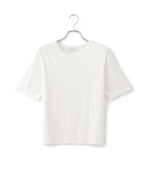 フィブリルジャージTシャツ（Tシャツ/カットソー）｜ADAM ET