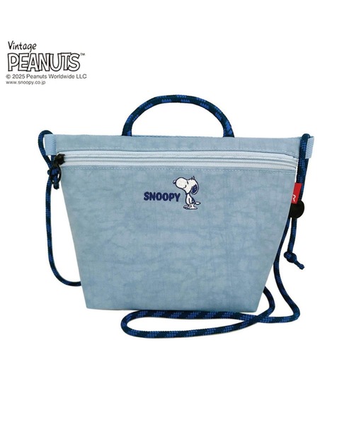 Vintage PEANUTS(ビンテージピーナッツ)の「ルートート / SNOOPY IP.サコッシュ.ポリ.ピーナッツ-0F(ショルダーバッグ・レディース・ブラック/サックスブルー/グレー/ブラウン・FREE)」の18枚目の写真