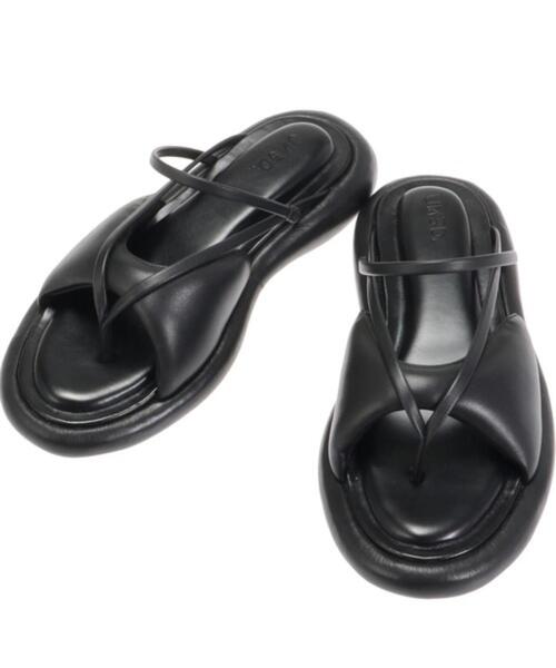 UN3D.（アンスリード）の「UN3D./アンスリード/THONG FLAT SANDAL/トングフラットサンダル/5225318011（サンダル・レディース・ブラック・37/36/38）」の8枚目の写真