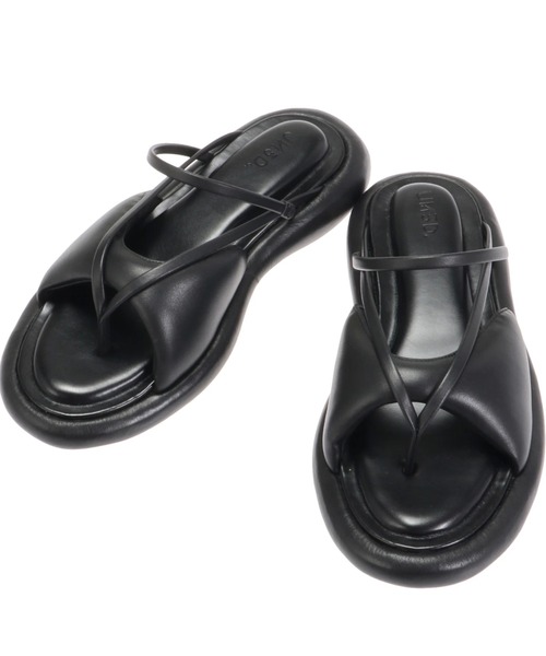 UN3D. おはじきサンダル HOLE CUTTING LEATHER SANDAL | UN3D