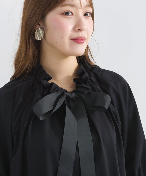 PICCIN(ピッチン)の「ザビエルカットソー(Tシャツ/カットソー・レディース・ブラック/オフホワイト・M)」の16枚目の写真