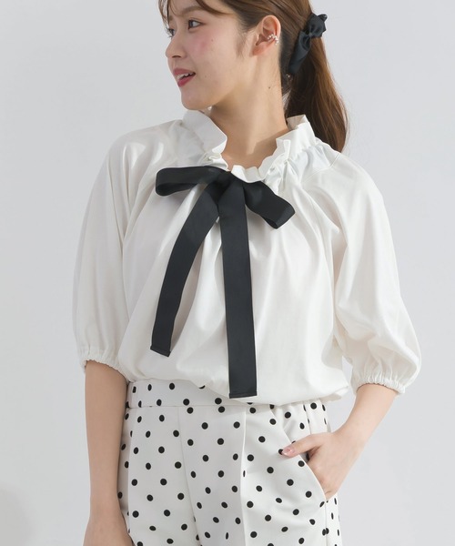 PICCIN(ピッチン)の「ザビエルカットソー(Tシャツ/カットソー・レディース・ブラック/オフホワイト・M)」の10枚目の写真