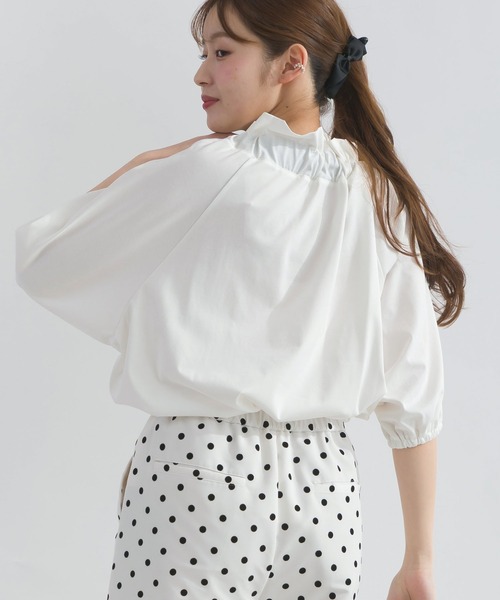 PICCIN(ピッチン)の「ザビエルカットソー(Tシャツ/カットソー・レディース・ブラック/オフホワイト・M)」の12枚目の写真
