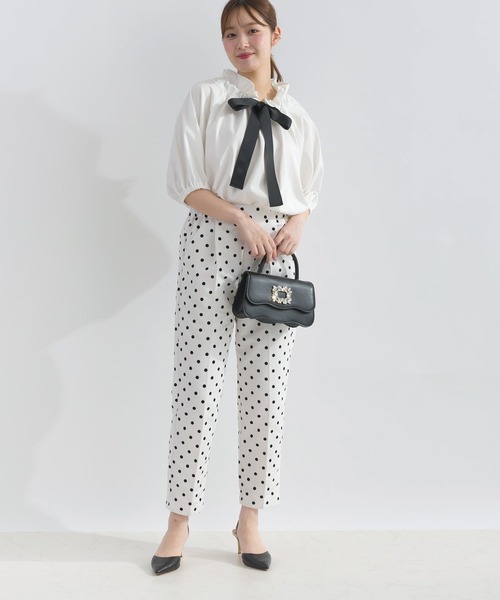 PICCIN(ピッチン)の「ザビエルカットソー(Tシャツ/カットソー・レディース・ブラック/オフホワイト・M)」の13枚目の写真