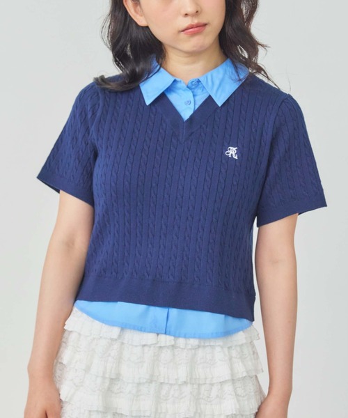 40%OFF】iliann loeb イリアンローブ ケーブル編み フレア