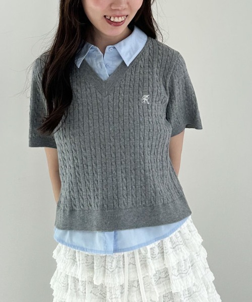 Searoomlynn Vネックケーブルニット Vネックケーブルニット – WEGO ONLINE STORE