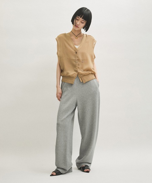 PROTAGONISTA（プロタゴニスタ）の「【PROTAGONISTA(プロタゴニスタ)】SET TOPS（Tシャツ/カットソー・レディース・ベージュ/ブラック・FREE）」の8枚目の写真