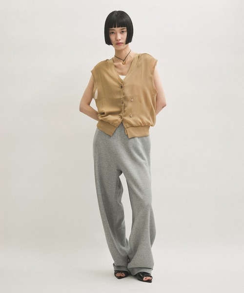 PROTAGONISTA（プロタゴニスタ）の「【PROTAGONISTA(プロタゴニスタ)】SET TOPS（Tシャツ/カットソー・レディース・ベージュ/ブラック・FREE）」の9枚目の写真