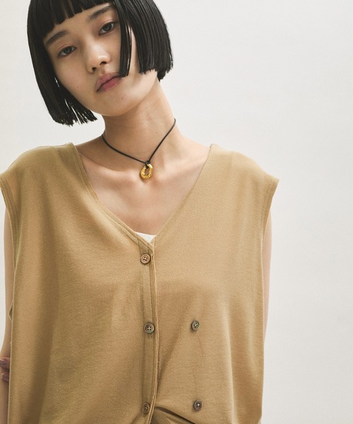 PROTAGONISTA（プロタゴニスタ）の「【PROTAGONISTA(プロタゴニスタ)】SET TOPS（Tシャツ/カットソー・レディース・ベージュ/ブラック・FREE）」の13枚目の写真