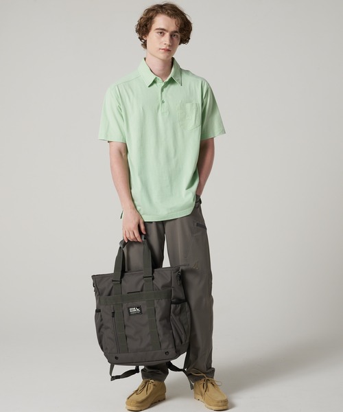 Eddie Bauer(エディーバウアー)の「ピグメント ポロシャツ(ポロシャツ・メンズ・サックスブルー/チャコールグレー/ミント・L/S/XXL/XL/M)」の8枚目の写真