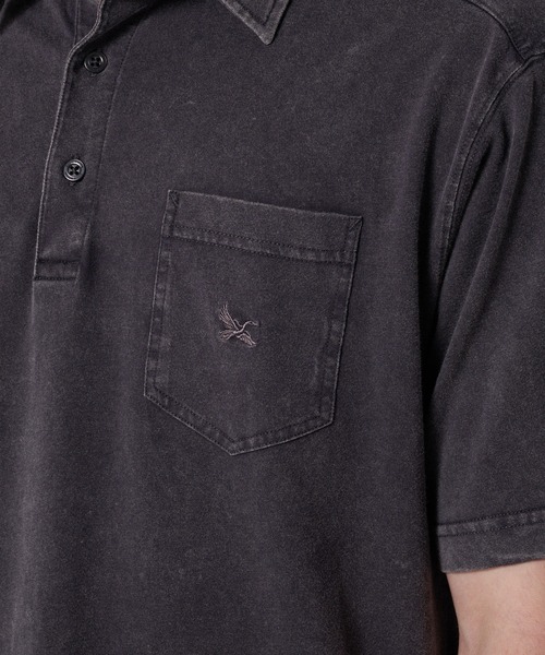 Eddie Bauer(エディーバウアー)の「ピグメント ポロシャツ(ポロシャツ・メンズ・サックスブルー/チャコールグレー/ミント・L/S/XXL/XL/M)」の14枚目の写真