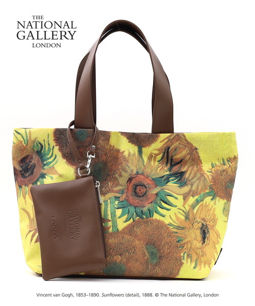 COOCO(クーコ)の「Painting BAG/A4対応(ハンドバッグ・レディース・イエロー/ミント/ライトグレー/ダークグリーン・FREE)」の1枚目の写真