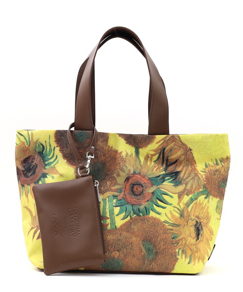 COOCO(クーコ)の「Painting BAG/A4対応(ハンドバッグ・レディース・イエロー/ミント/ライトグレー/ダークグリーン・FREE)」の5枚目の写真