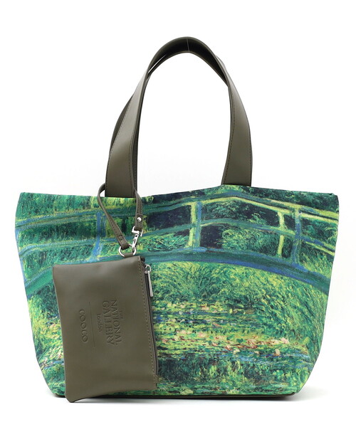 COOCO(クーコ)の「Painting BAG/A4対応(ハンドバッグ・レディース・イエロー/ミント/ライトグレー/ダークグリーン・FREE)」の13枚目の写真