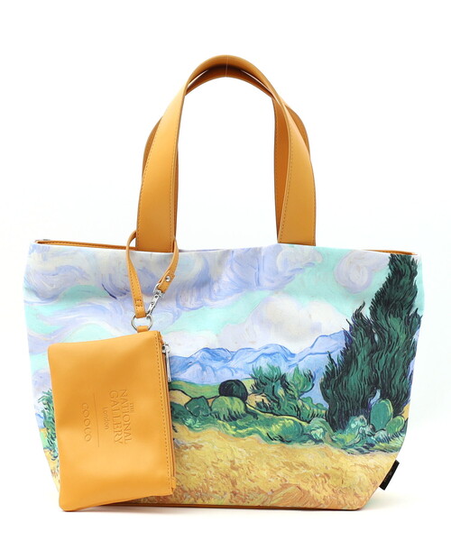 COOCO(クーコ)の「Painting BAG/A4対応(ハンドバッグ・レディース・イエロー/ミント/ライトグレー/ダークグリーン・FREE)」の17枚目の写真