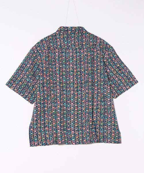 Desigual(デシグアル)の「エスニック柄半袖シャツ(シャツ/ブラウス・メンズ・ブルー・S/M/L/XL)」の2枚目の写真