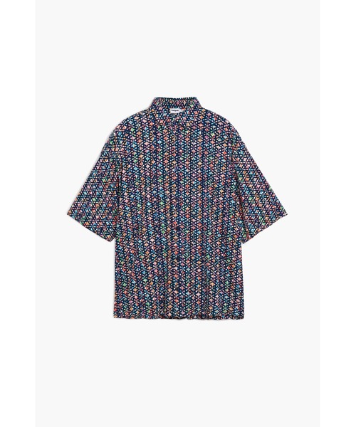 Desigual(デシグアル)の「エスニック柄半袖シャツ(シャツ/ブラウス・メンズ・ブルー・S/M/L/XL)」の7枚目の写真