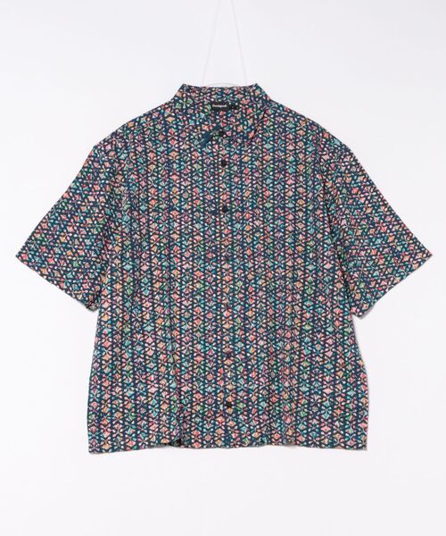 Desigual(デシグアル)の「エスニック柄半袖シャツ(シャツ/ブラウス・メンズ・ブルー・S/M/L/XL)」の8枚目の写真