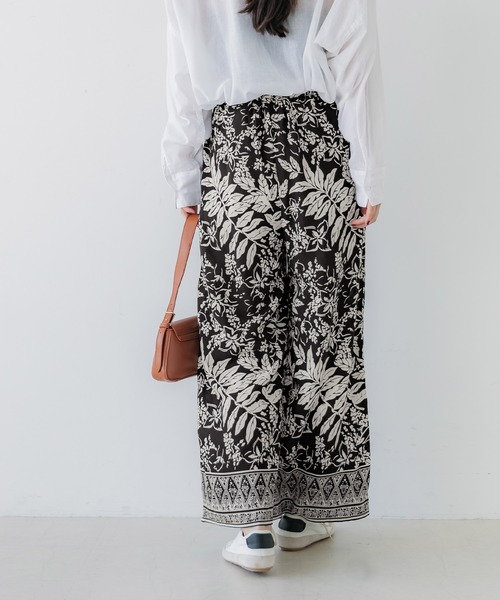 セール】レーヨン裾ペイズリー柄パンツ（その他パンツ）｜coca（coca