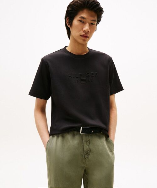[ ] インターロックTシャツ ★大人気★ ピケインターロックエンボスTシャツ（Tシャツ/カットソー