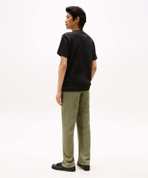 TOMMY HILFIGER(トミーヒルフィガー)の「ピケインターロックエンボスTシャツ(Tシャツ/カットソー・メンズ・ブラック/ホワイト・MEDIUM/SMALL/X-LARGE/LARGE)」の5枚目の写真
