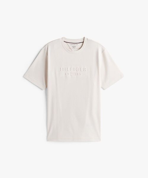 TOMMY HILFIGER(トミーヒルフィガー)の「ピケインターロックエンボスTシャツ(Tシャツ/カットソー・メンズ・ブラック/ホワイト・MEDIUM/SMALL/X-LARGE/LARGE)」の10枚目の写真
