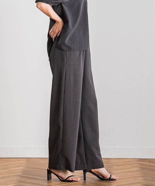 Droite lautreamont（ドロワットロートレアモン）の「タンブラーブッチャーイージーパンツ≪手洗い可能≫（その他パンツ・レディース・ライトグレー/イエロー/ブルー/チャコールグレー・M/S）」の12枚目の写真