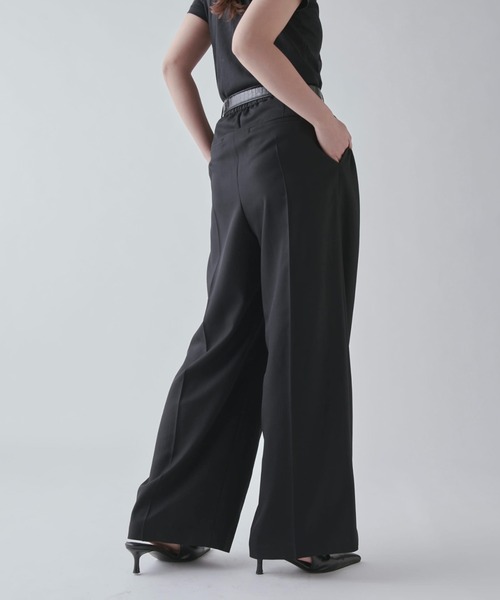 Lui's(ルイス)の「ストレッチタックスラックス(スラックス・レディース・グレー/ブラウン/ブラック/グレー系その他・36/38)」の9枚目の写真