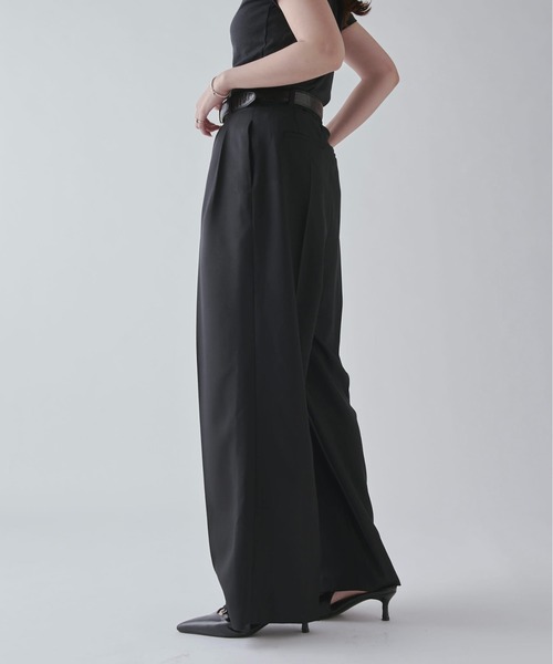 Lui's(ルイス)の「ストレッチタックスラックス(スラックス・レディース・グレー/ブラウン/ブラック/グレー系その他・36/38)」の11枚目の写真