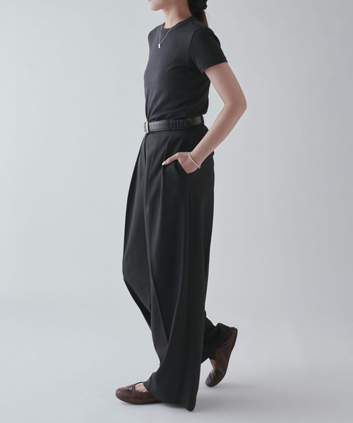 Lui's(ルイス)の「ストレッチタックスラックス(スラックス・レディース・グレー/ブラウン/ブラック/グレー系その他・36/38)」の16枚目の写真