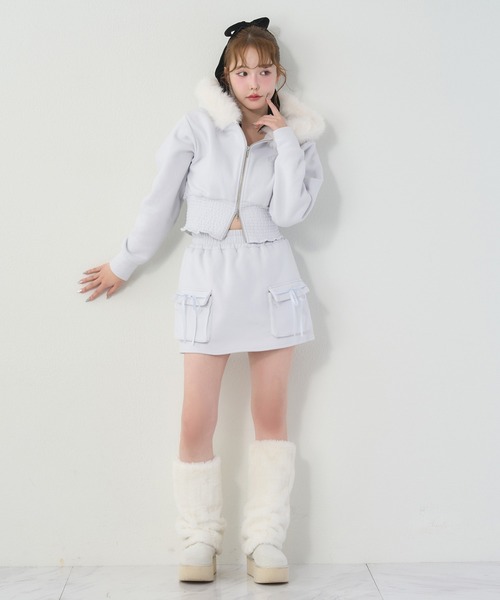 セール】【新色追加】2wayフェイクムートンロングブーツ（ブーツ