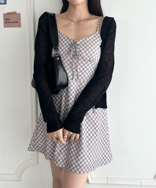 wears（ウェアーズ）の「フード付きシアージップパーカー（Tシャツ/カットソー・レディース・グレー/ブラック/ホワイト/サックスブルー・FREE）」の19枚目の写真