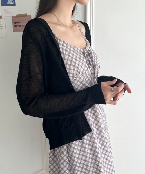 wears（ウェアーズ）の「フード付きシアージップパーカー（Tシャツ/カットソー・レディース・グレー/ブラック/ホワイト/サックスブルー・FREE）」の17枚目の写真