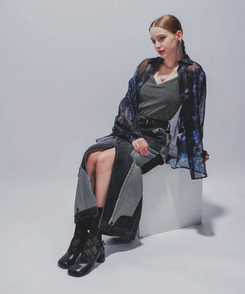 HARE（ハレ）の「シシュウミュールパンプス(HARE)（パンプス・レディース・ブラック・LARGE/MEDIUM）」の4枚目の写真