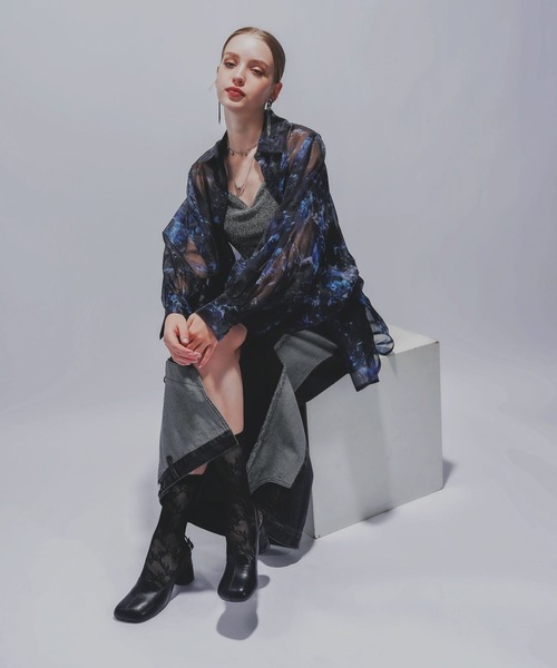 HARE（ハレ）の「シシュウミュールパンプス(HARE)（パンプス・レディース・ブラック・LARGE/MEDIUM）」の5枚目の写真