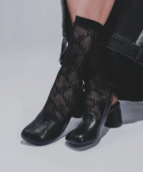 HARE（ハレ）の「シシュウミュールパンプス(HARE)（パンプス・レディース・ブラック・LARGE/MEDIUM）」の6枚目の写真