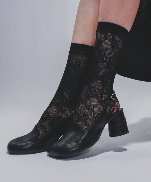 HARE（ハレ）の「シシュウミュールパンプス(HARE)（パンプス・レディース・ブラック・LARGE/MEDIUM）」の7枚目の写真