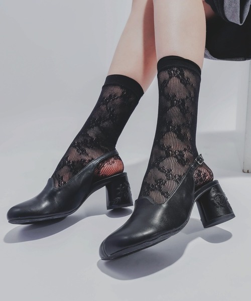 HARE（ハレ）の「シシュウミュールパンプス(HARE)（パンプス・レディース・ブラック・LARGE/MEDIUM）」の10枚目の写真