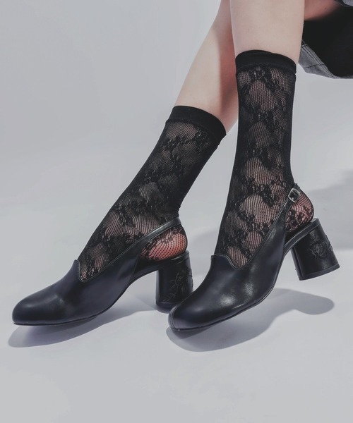 HARE（ハレ）の「シシュウミュールパンプス(HARE)（パンプス・レディース・ブラック・LARGE/MEDIUM）」の12枚目の写真