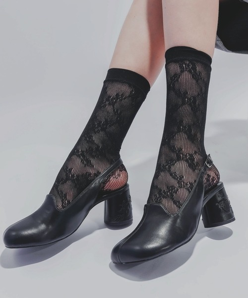 HARE（ハレ）の「シシュウミュールパンプス(HARE)（パンプス・レディース・ブラック・LARGE/MEDIUM）」の13枚目の写真