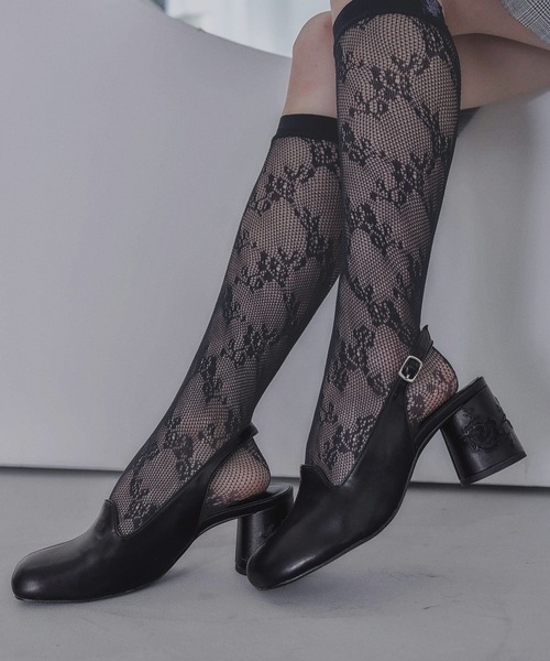 HARE（ハレ）の「シシュウミュールパンプス(HARE)（パンプス・レディース・ブラック・LARGE/MEDIUM）」の15枚目の写真